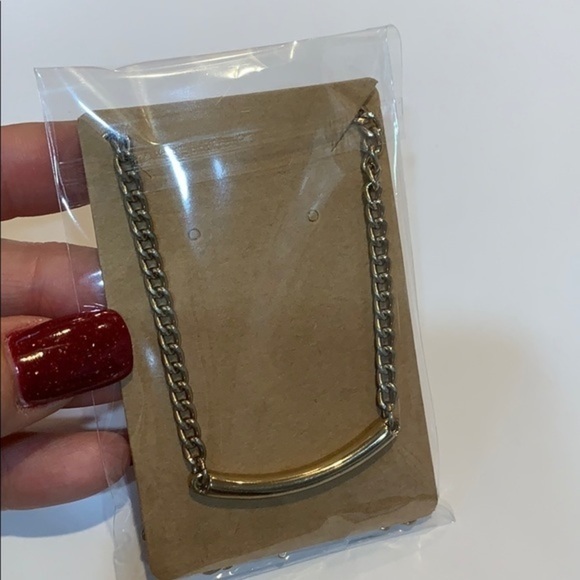 Loft minimalist simple bar chain long necklace - Picture 7 of 7